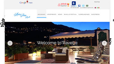 Anticaporta Ravello Residence - 7Web portfolio web - www.setteweb.it